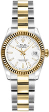 Load image into Gallery viewer, Rolex Lady-Datejust 26 White Dial Oyster Bracelet Watch 179173
