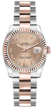 Load image into Gallery viewer, Rolex Datejust 31 Rose Dial Fluted Bezel Women's Watch 278271-0005