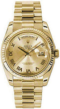 Load image into Gallery viewer, Rolex Day-Date 36 Yellow 18K Gold Watch 118238-0108