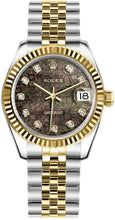 Load image into Gallery viewer, Rolex Datejust 31 Yellow Gold &amp; Steel Watch 178273-0057