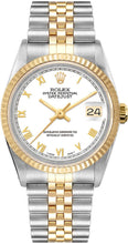 Load image into Gallery viewer, Rolex Datejust 36 White Roman Numeral Dial Unisex Watch 16013