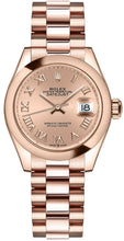 Load image into Gallery viewer, Rolex Datejust 31 Rose Dial President Bracelet Women's Watch 278245-0034