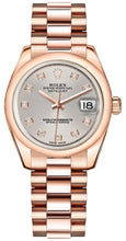 Load image into Gallery viewer, Rolex Datejust 31 18k Rose Gold Watch 178245F-0016