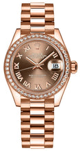 Load image into Gallery viewer, Rolex Lady-Datejust 28 Women's Solid Rose Gold Watch 279135RBR