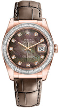 Load image into Gallery viewer, Rolex Datejust 36 Diamond Bezel Watch 116185