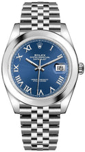 Load image into Gallery viewer, Rolex Datejust 41 Blue Dial Jubilee Bracelet Men's Watch 126300-0018