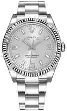 Load image into Gallery viewer, Rolex Oyster Perpetual 36 Silver Dial Women's Watch 116034