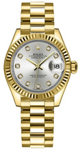 Load image into Gallery viewer, Rolex Lady-Datejust 28 Solid 18k Yellow Gold Women's Watch 279178-0015
