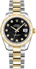 Load image into Gallery viewer, Rolex Datejust 31 Black Diamond Women's Watch 178343-0039