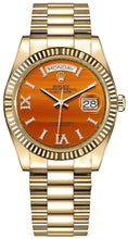 Load image into Gallery viewer, Rolex Day-Date 36 President Bracelet Carnelian Dial Unisex Watch 128238-0088