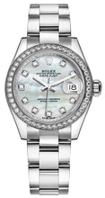 Load image into Gallery viewer, Rolex Lady-Datejust 28 Mother of Pearl Diamond Dial Watch 279384RBR-0012