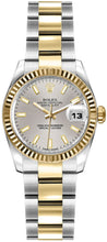 Load image into Gallery viewer, Rolex Lady-Datejust 26 Silver Dial Oyster Bracelet Watch 179173