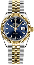 Load image into Gallery viewer, Rolex Datejust 31 Blue Dial Jubilee Bracelet Watch 178273