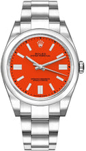 Load image into Gallery viewer, Rolex Oyster Perpetual 41 Coral Red Domed Bezel Men's Watch 124300-0007