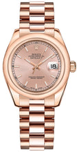 Load image into Gallery viewer, Rolex Datejust 31 Pink Dial Rose Gold Watch 178245-0019