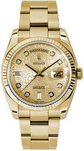 Load image into Gallery viewer, Rolex Day-Date 36 Champagne Jubilee Diamond Oyster Bracelet Watch 118238-0200