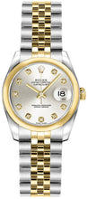 Load image into Gallery viewer, Rolex Lady-Datejust 26 Diamond Silver Dial Women's Watch 179163-0062