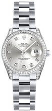 Load image into Gallery viewer, Rolex Lady-Datejust 26 Silver Diamond Dial Women's Watch 179159