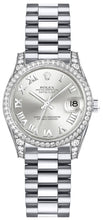 Load image into Gallery viewer, Rolex Lady-Datejust 26 Silver Roman Numeral Gold Women's Watch 179159