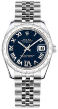 Load image into Gallery viewer, Rolex Datejust 31 Blue Dial Diamonds Women's Watch 178344