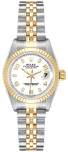 Load image into Gallery viewer, Rolex Lady-Datejust 26 White Dial Two-tone Women's Watch 69173