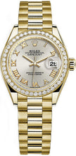 Load image into Gallery viewer, Rolex Lady-Datejust 28 Silver Dial President Bracelet Watch 279138RBR-0017