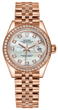 Load image into Gallery viewer, Rolex Lady-Datejust 28 Solid Gold Watch 279135RBR