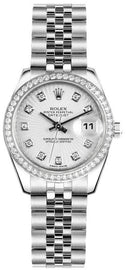 Rolex Lady-Datejust 26 Silver Jubilee Dial Women's Watch 179384