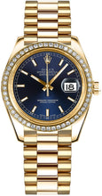 Load image into Gallery viewer, Rolex Datejust 31 Blue Dial Gold Diamond Watch 178288