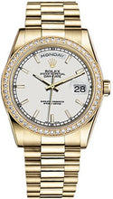 Load image into Gallery viewer, Rolex Day-Date 36 White Dial 18K Gold Watch 118348-0070