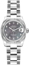 Load image into Gallery viewer, Rolex Lady-Datejust 26 Diamond Dial Fluted Bezel Women's Watch 179174