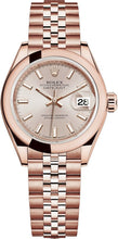 Load image into Gallery viewer, Rolex Lady-Datejust 28 Jubilee Bracelet Rose Gold Watch 279165-0003