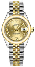 Load image into Gallery viewer, Rolex Lady-Datejust 28 Champagne Dial Watch 279163-0009