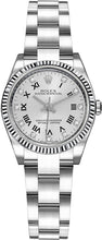 Load image into Gallery viewer, Rolex Oyster Perpetual 26 Fluted White Gold Bezel Watch 176234