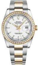 Load image into Gallery viewer, Rolex Datejust 36 White Dial Oyster Bracelet Watch 116243