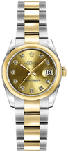Load image into Gallery viewer, Rolex Lady-Datejust 26 Champagne Diamond Dial Oyster Women's Watch 179163