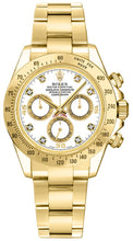 Load image into Gallery viewer, Rolex Cosmograph Daytona White Diamond Dial Watch 116528-0034