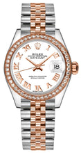 Load image into Gallery viewer, Rolex Lady-Datejust 28 White Dial Diamond Jubilee Women's Watch 279381RBR
