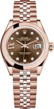 Load image into Gallery viewer, Rolex Lady-Datejust 28 Rose Gold Diamond Watch 279165-0004