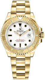 Rolex Yacht-Master 35 Gold Watch 168628