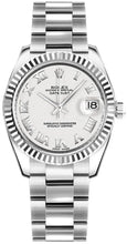 Load image into Gallery viewer, Rolex Datejust 31 White Roman Numeral Oyster Bracelet Watch 178274-0082