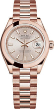 Load image into Gallery viewer, Rolex Lady-Datejust 28 Solid 18K Rose Gold Watch 279165-0001