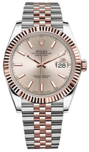 Load image into Gallery viewer, Rolex Datejust 41 Fluted Bezel Men's Watch 126331-0010