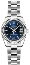 Load image into Gallery viewer, Rolex Lady-Datejust 26 Blue Dial Women's Watch 179174