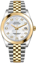 Load image into Gallery viewer, Rolex Datejust 41 Mother of Pearl Diamond Dial Watch 126303-0018