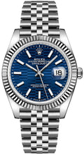 Load image into Gallery viewer, Rolex Datejust 36 Blue Fluted Motif Dial 36mm Unisex Watch 126234-0049