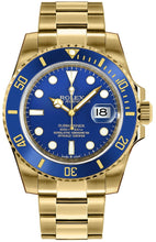 Load image into Gallery viewer, Rolex Submariner Date Solid 18k Yellow Gold Men's Watch 126618LB-0002