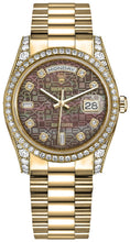 Load image into Gallery viewer, Rolex Day-Date 36 Gold Diamond President Bracelet Watch 118388-0029