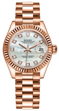 Load image into Gallery viewer, Rolex Lady-Datejust 28 Mother of Pearl Women's Watch 279175-0017