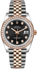 Load image into Gallery viewer, Rolex Datejust 36 Diamond Everose Gold Women's Watch 126281RBR-0007